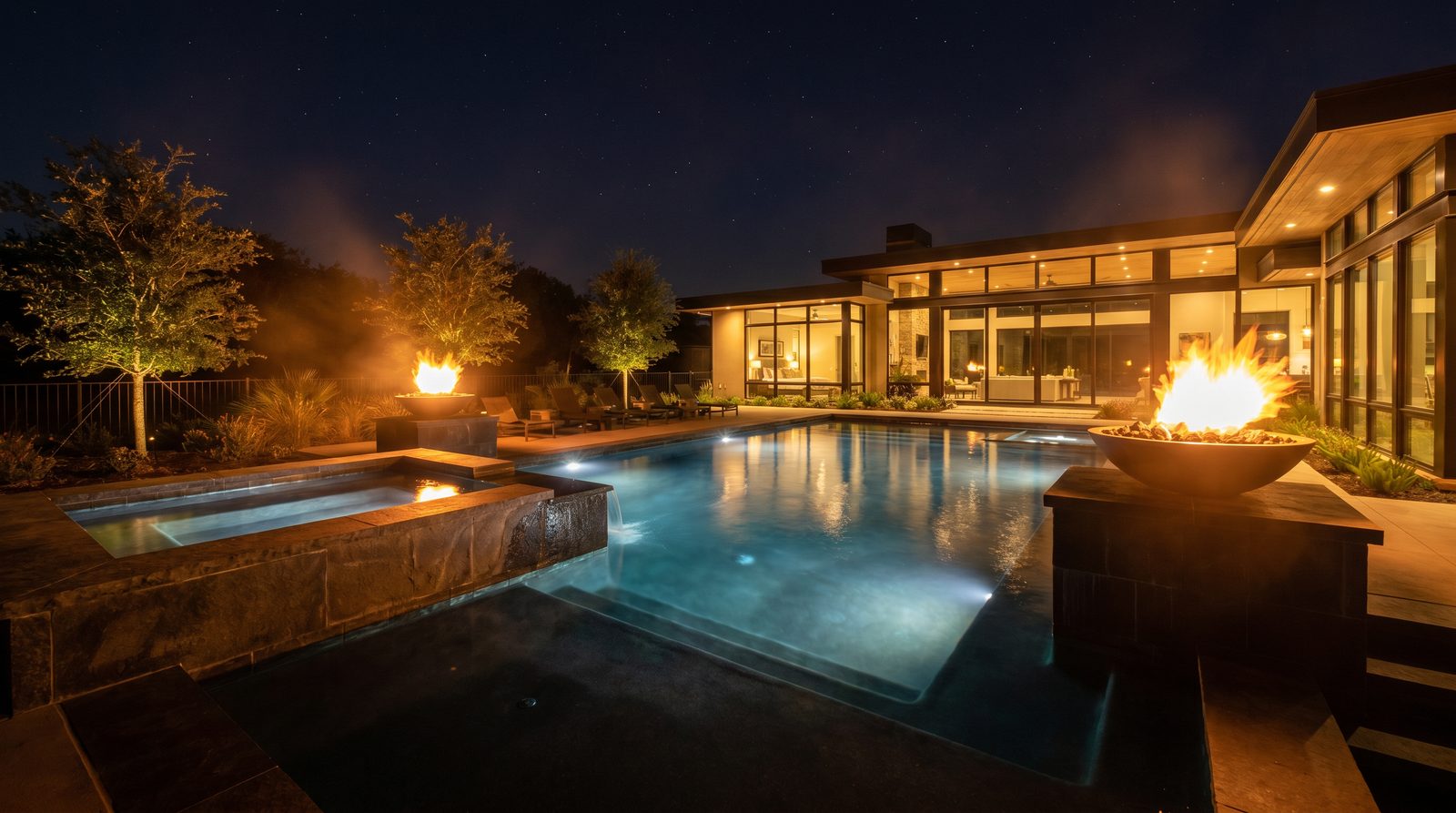 Night Pool