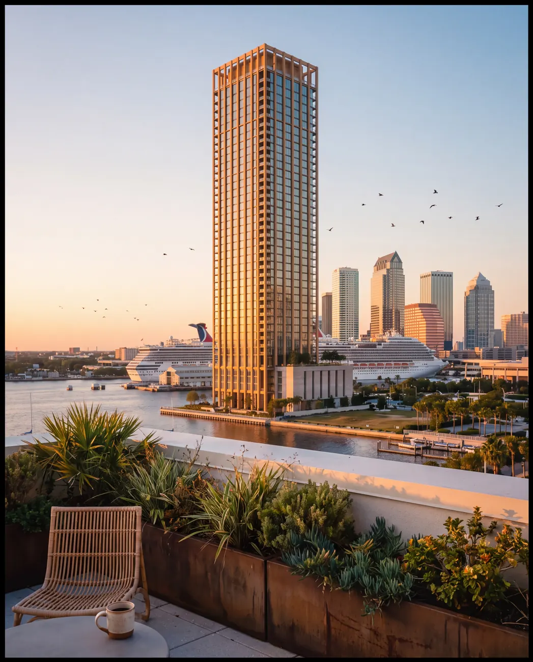 Lumen House — From a neighbouring rooftop