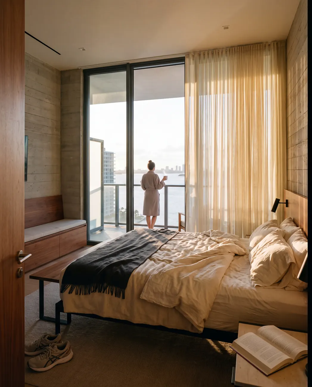 Sterling Wharf — Bedroom at dawn