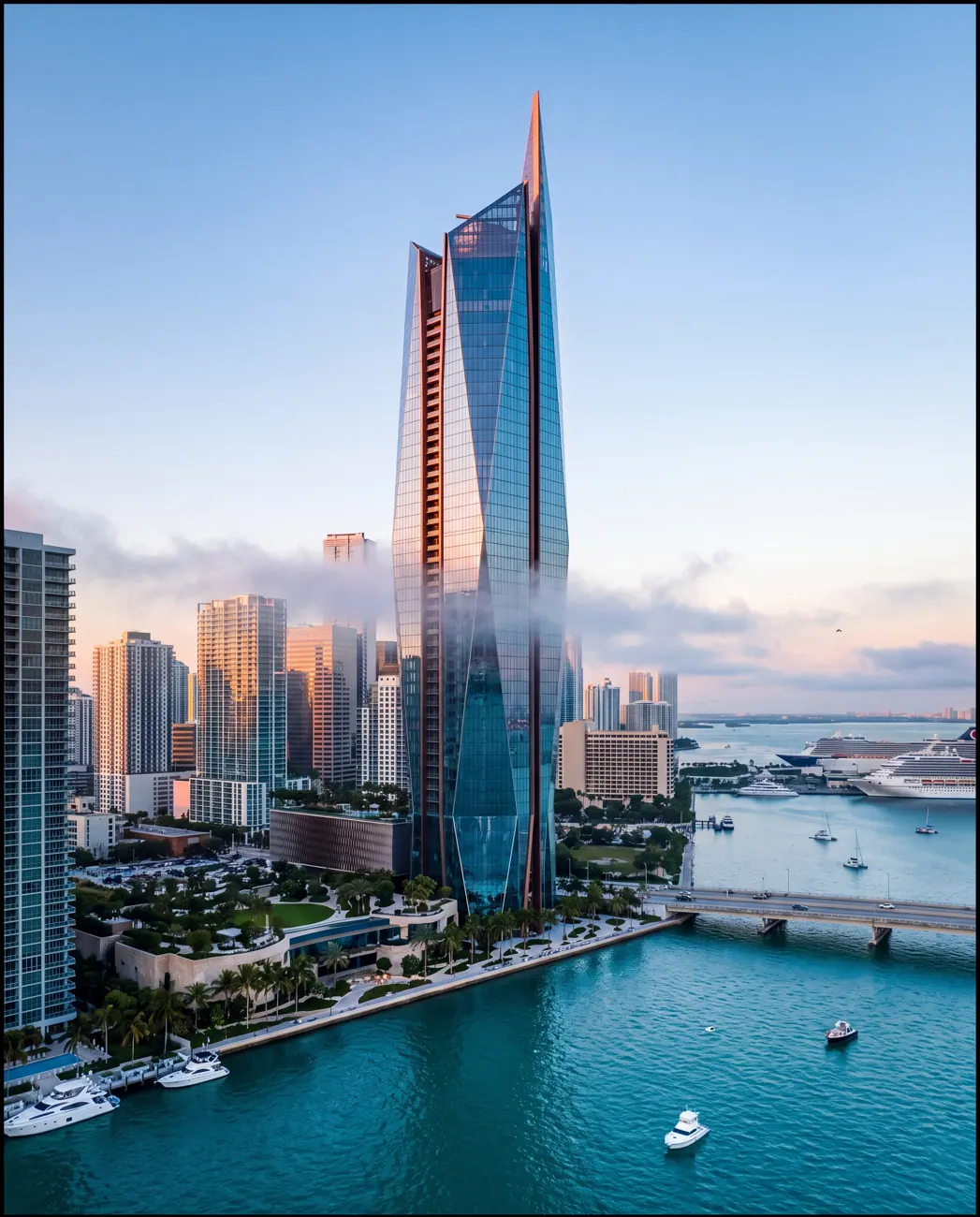 Sterling Wharf — mixed-use tower in Miami, Florida, USA.