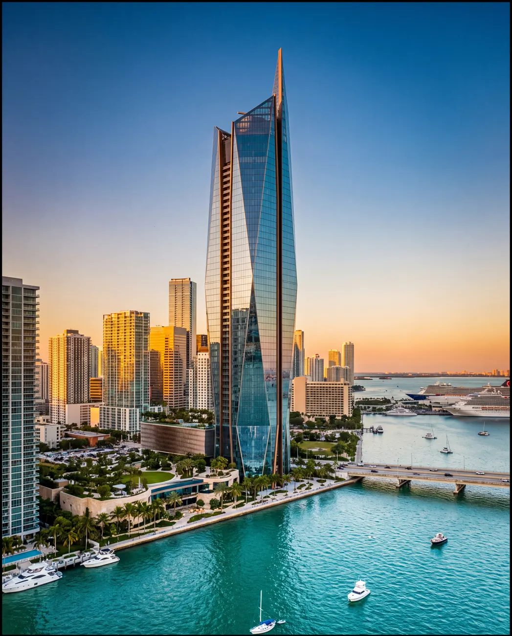 Sterling Wharf — mixed-use tower in Miami, Florida, USA.