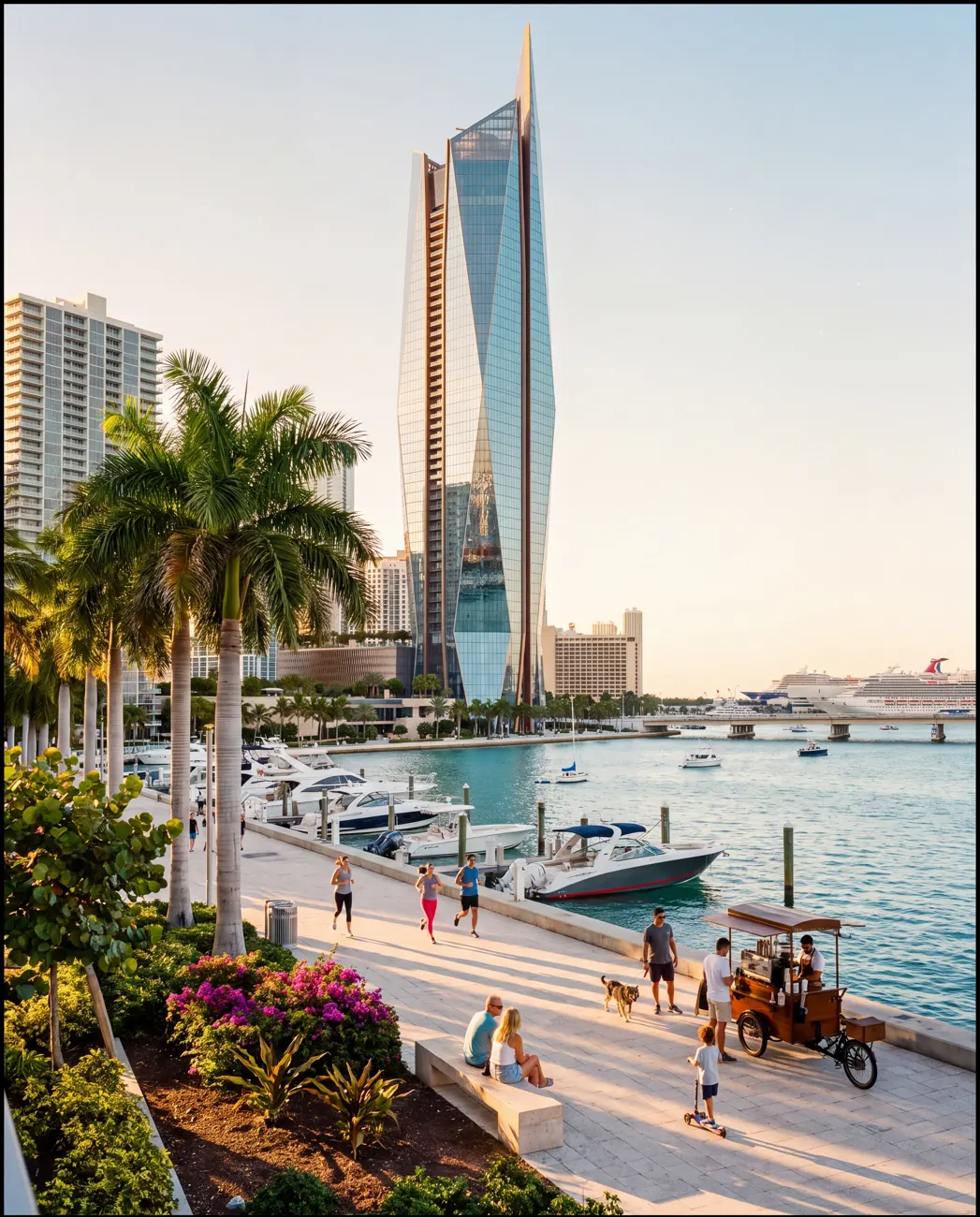 Sterling Wharf — The waterfront promenade