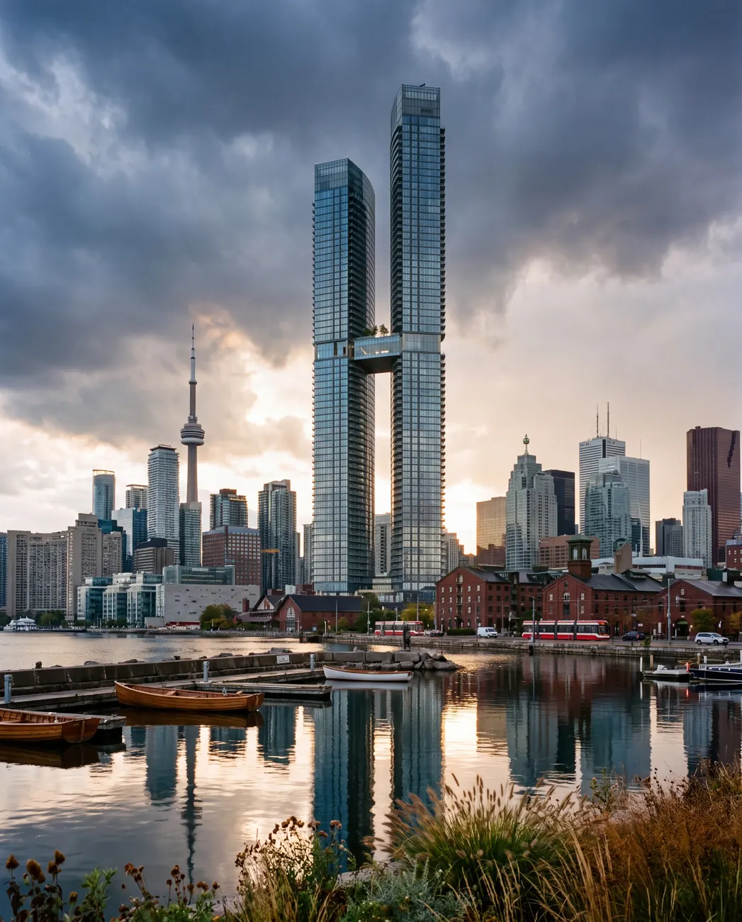 Tidewater Terraces — twin-tower masterplan in Toronto, Ontario, Canada.
