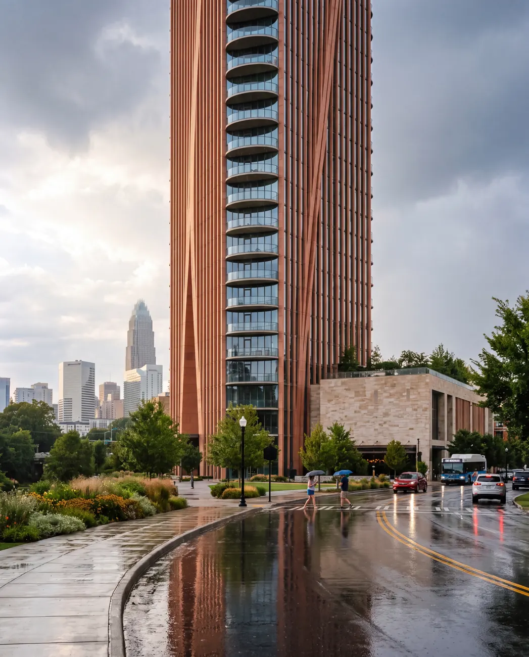 Halcyon Tower — residential tower in Charlotte, North Carolina, USA.
