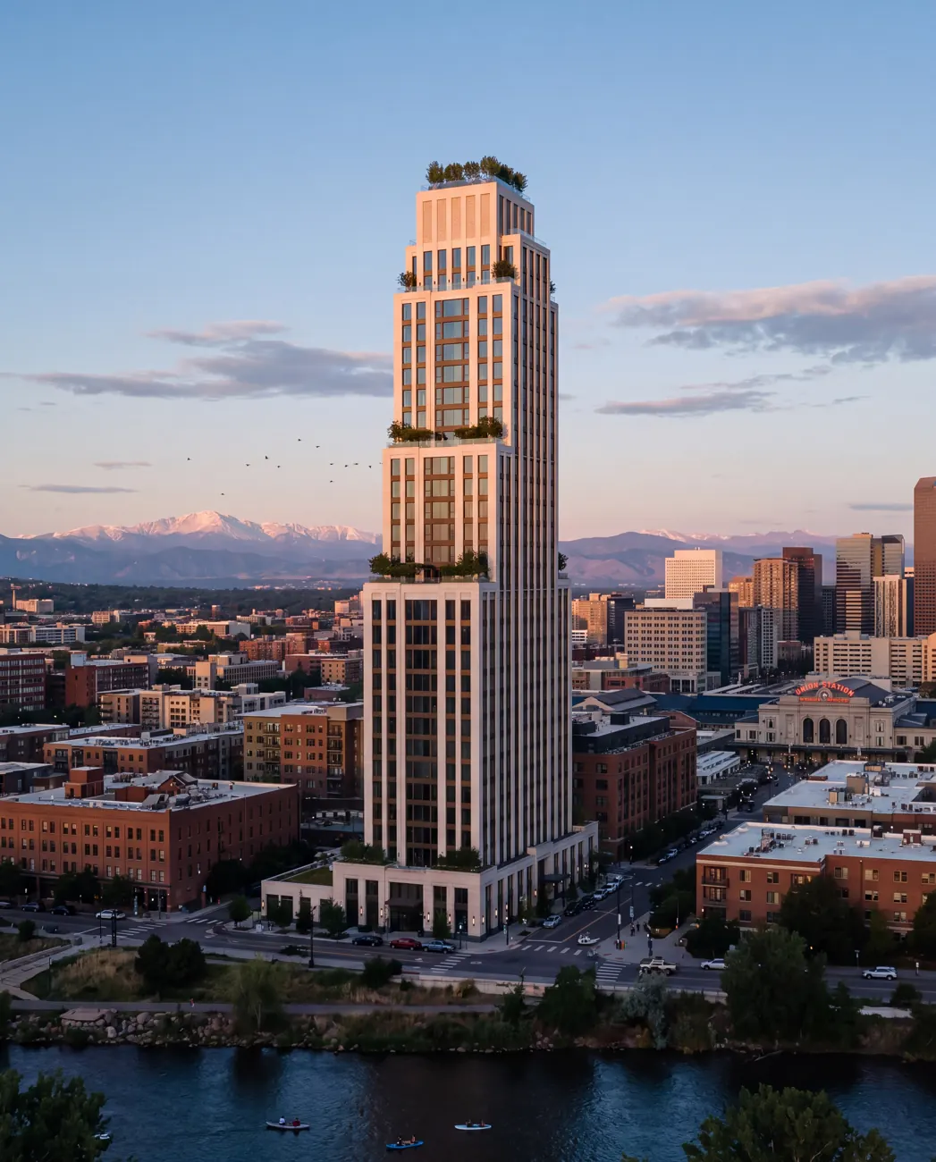 Cascade Quay — mixed-use tower in Denver, Colorado, USA.
