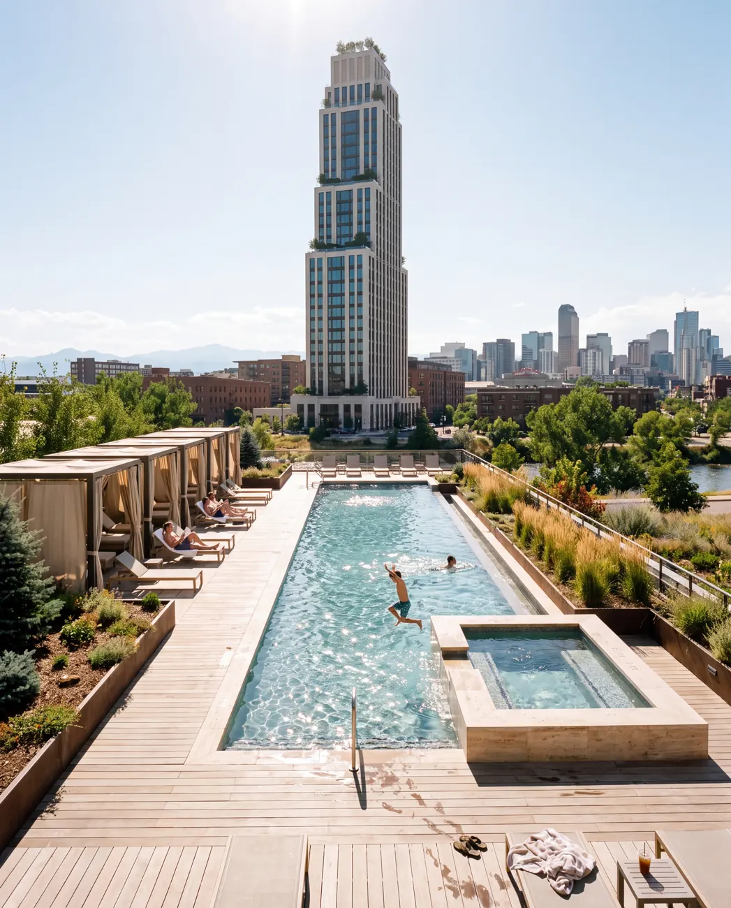 Cascade Quay — Pool deck