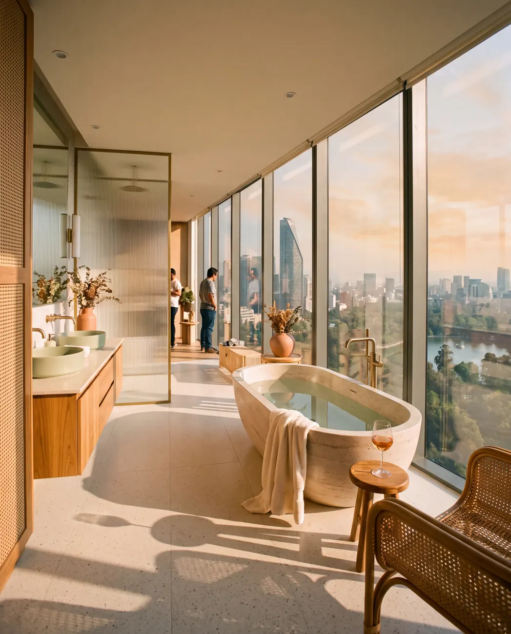 Harlow Point — Bathroom with a view