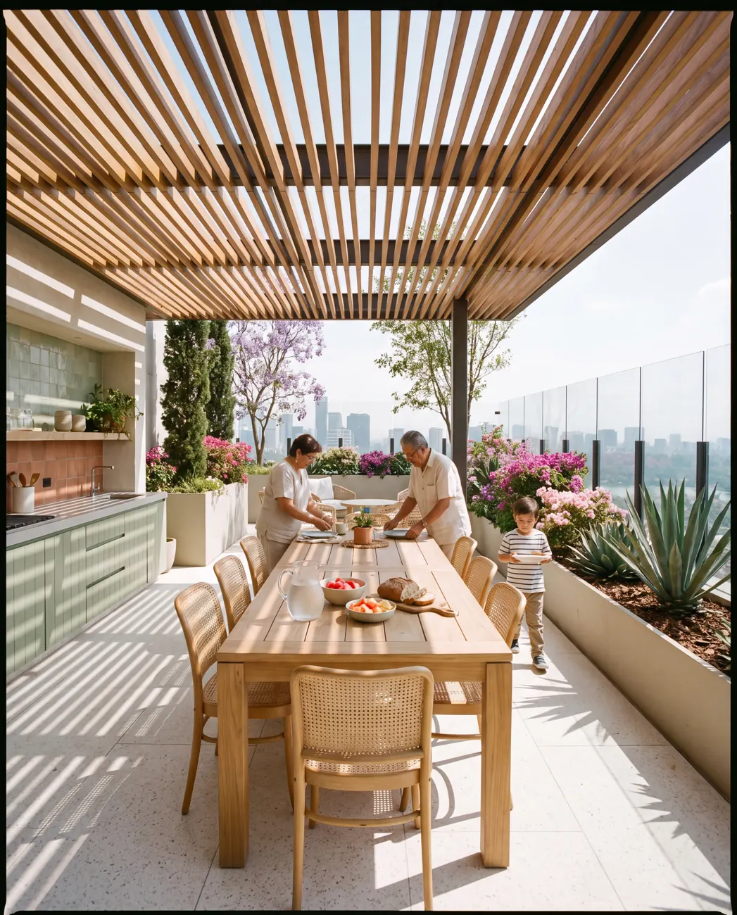Harlow Point — Private terrace