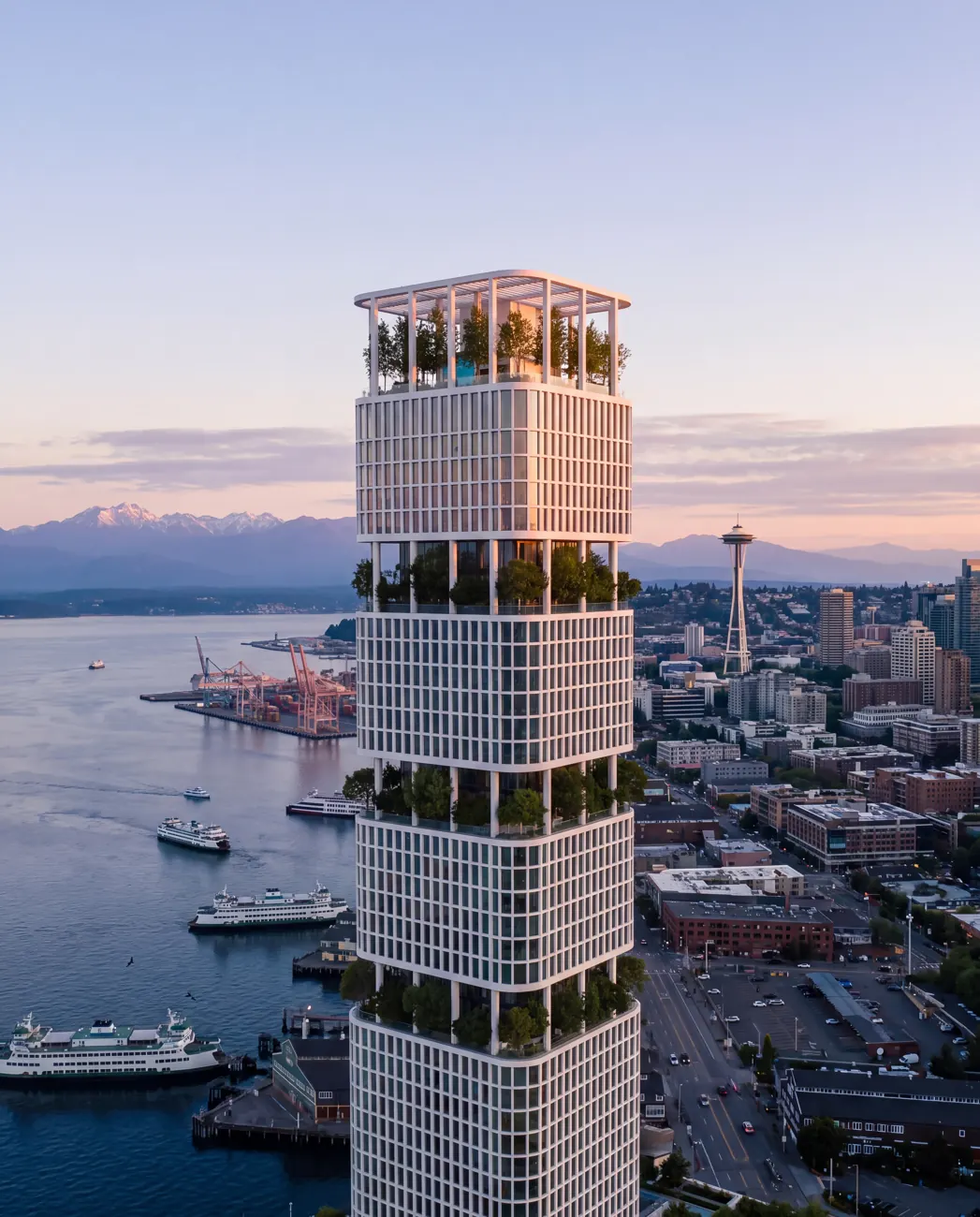 Cinder Residences — office tower in Seattle, Washington, USA.