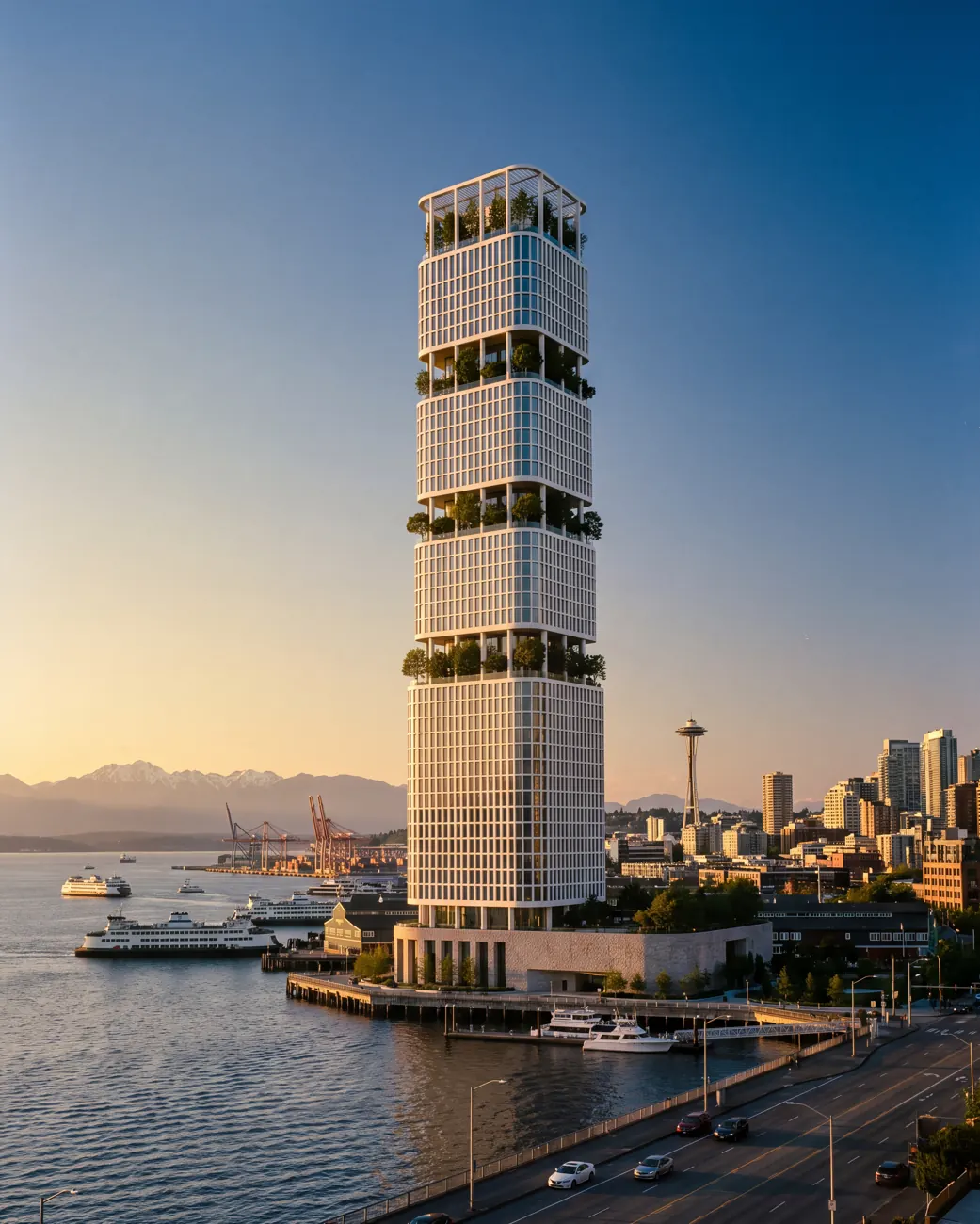 Cinder Residences — office tower in Seattle, Washington, USA.