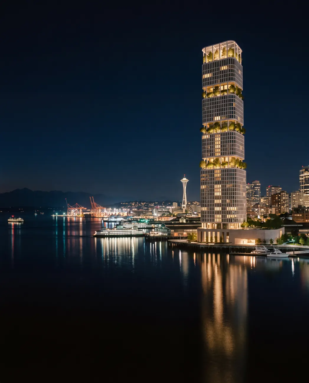 Cinder Residences — office tower in Seattle, Washington, USA.