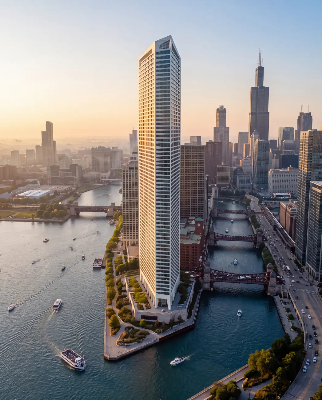 Ondine House — waterfront condominium in Chicago, Illinois, USA.