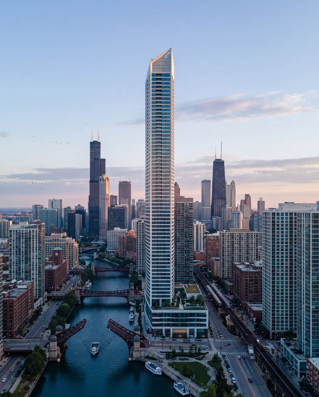 Ondine House — waterfront condominium in Chicago, Illinois, USA.