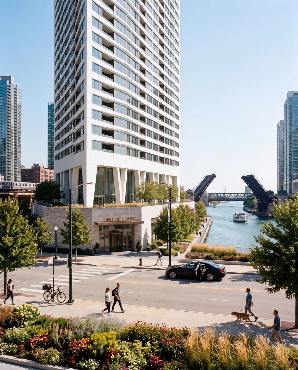 Ondine House — Street arrival