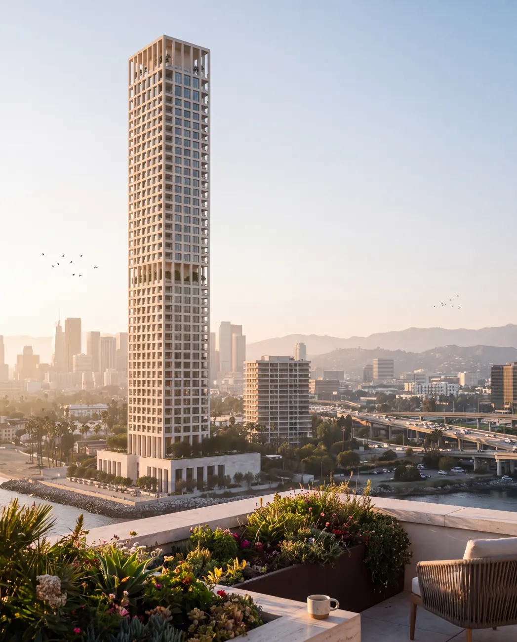 Ember Terraces — From a neighbouring rooftop