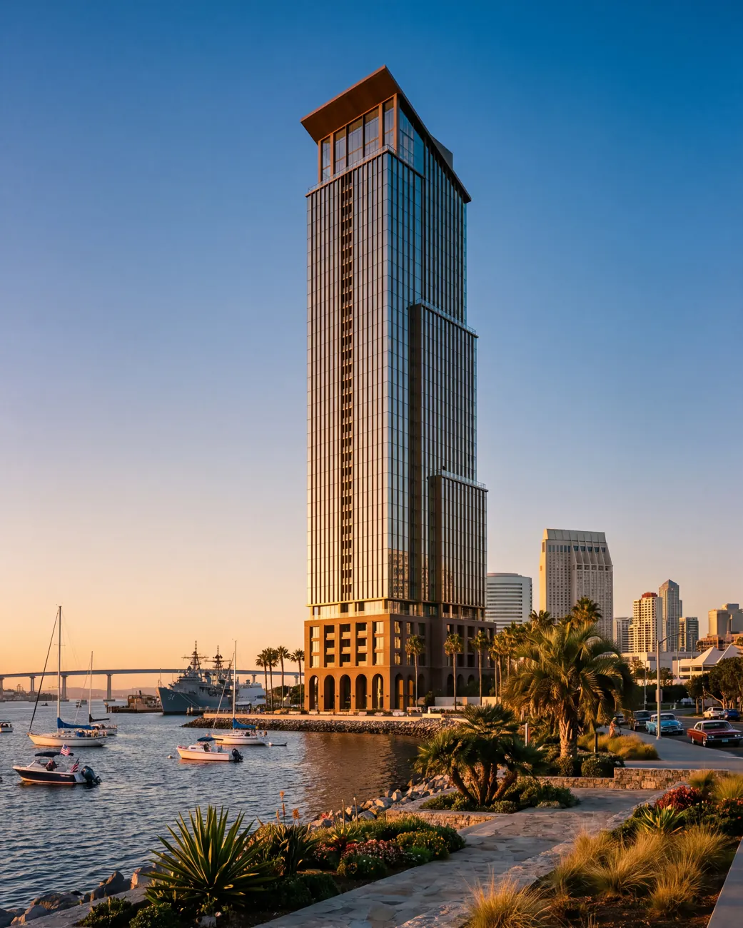 Wren Tower — waterfront condominium in San Diego, California, USA.