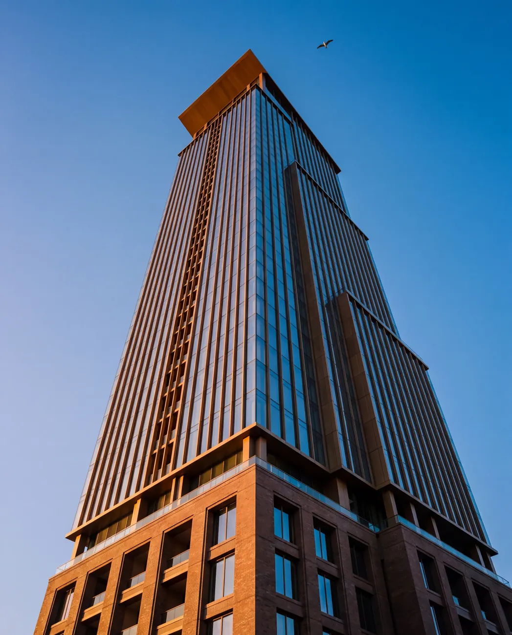 Wren Tower — Looking up from the podium