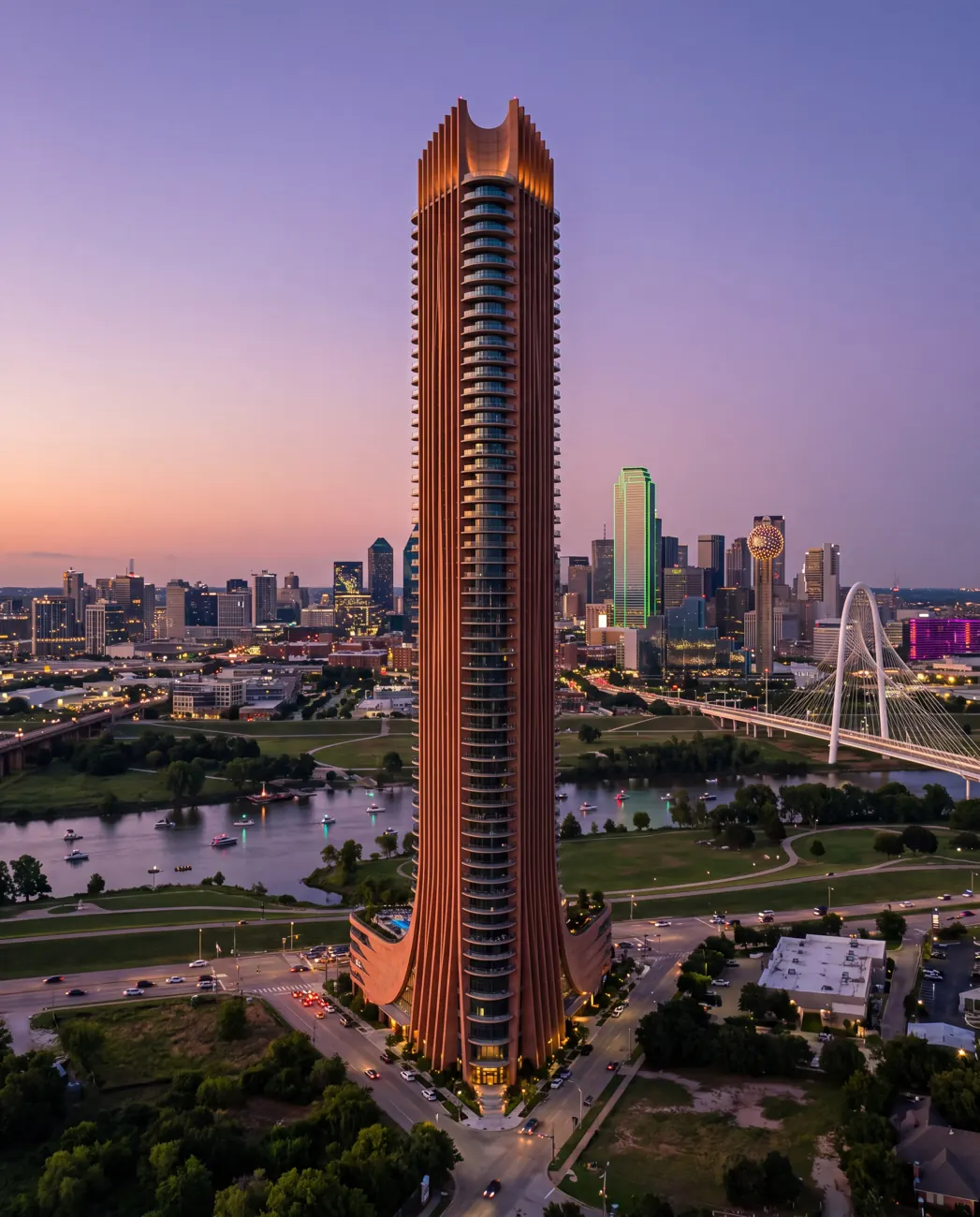 Marlowe Point — residential tower in Dallas, Texas, USA.