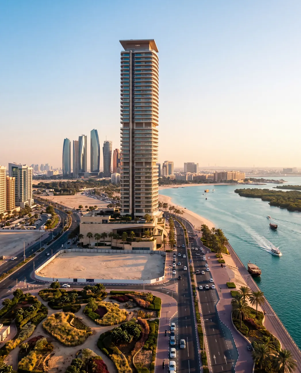 Vantage House — hotel + branded residences in Abu Dhabi, United Arab Emirates.