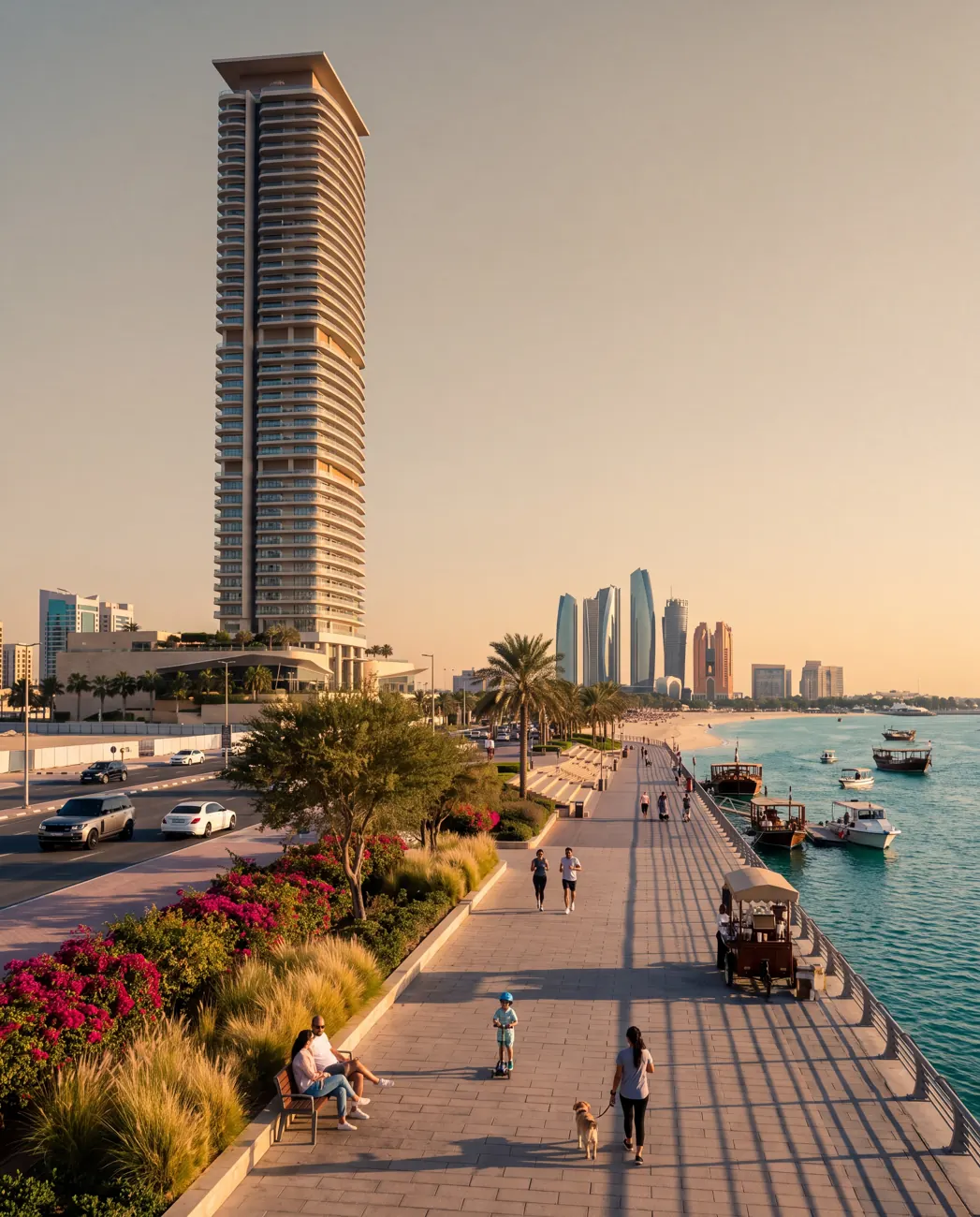 Vantage House — The waterfront promenade