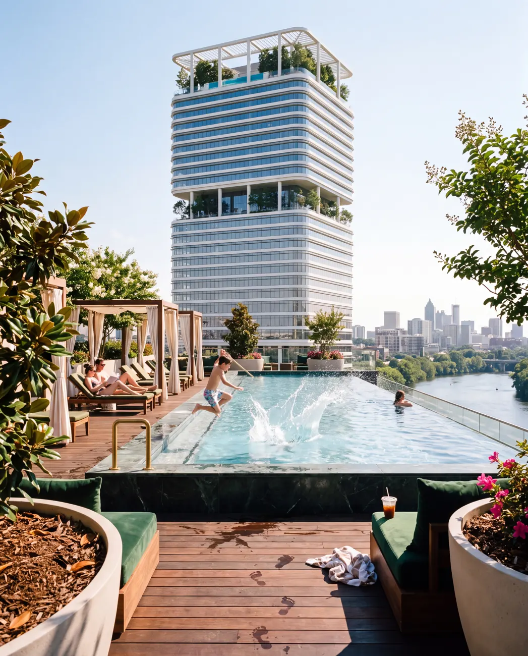 Verity Wharf — Pool deck