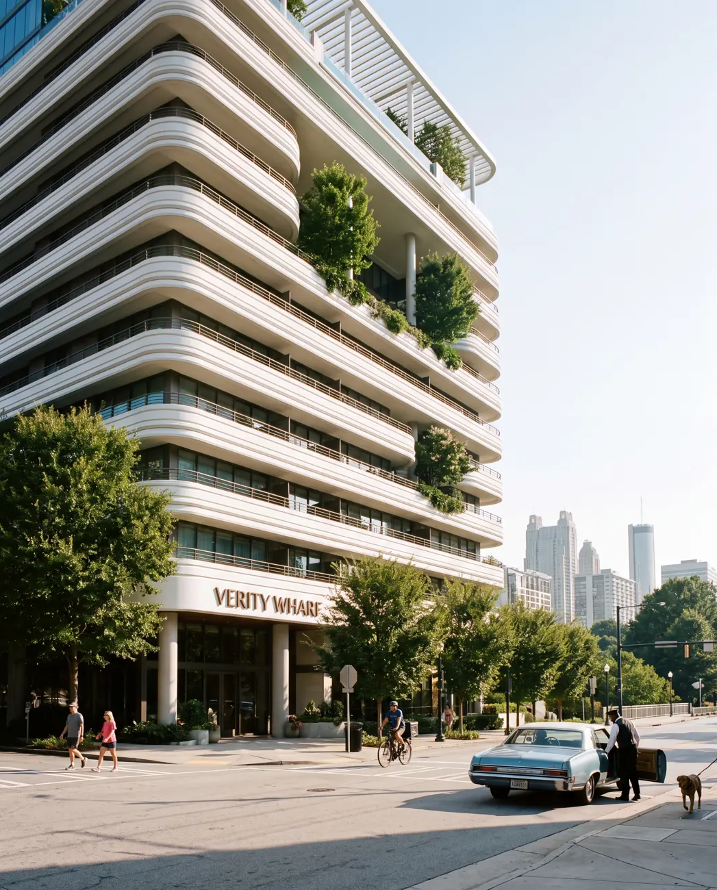 Verity Wharf — Street arrival