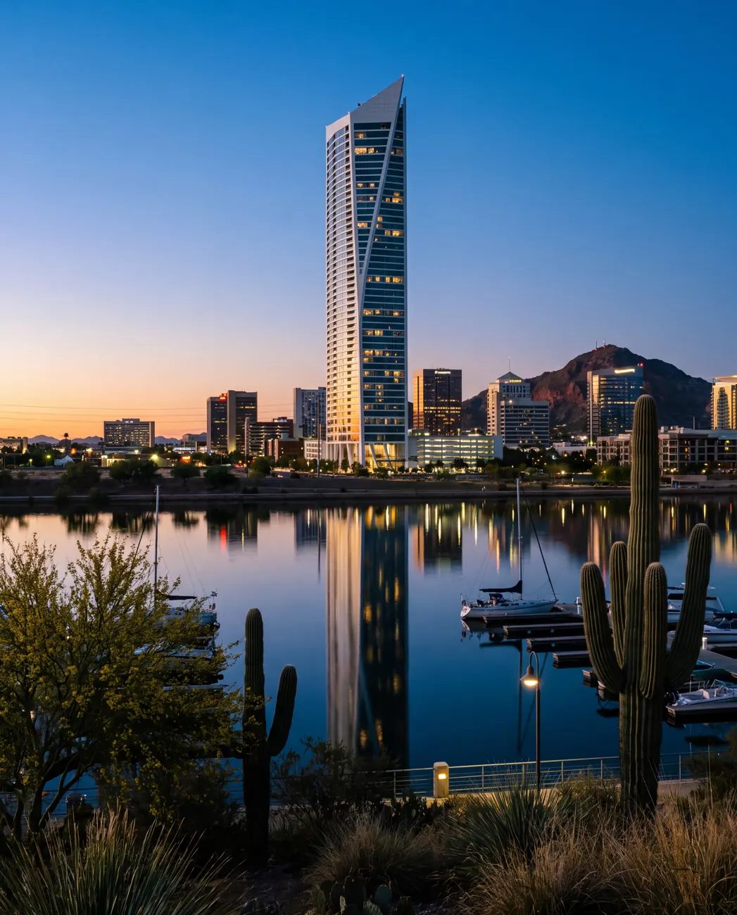 Quill One — waterfront condominium in Phoenix, Arizona, USA.