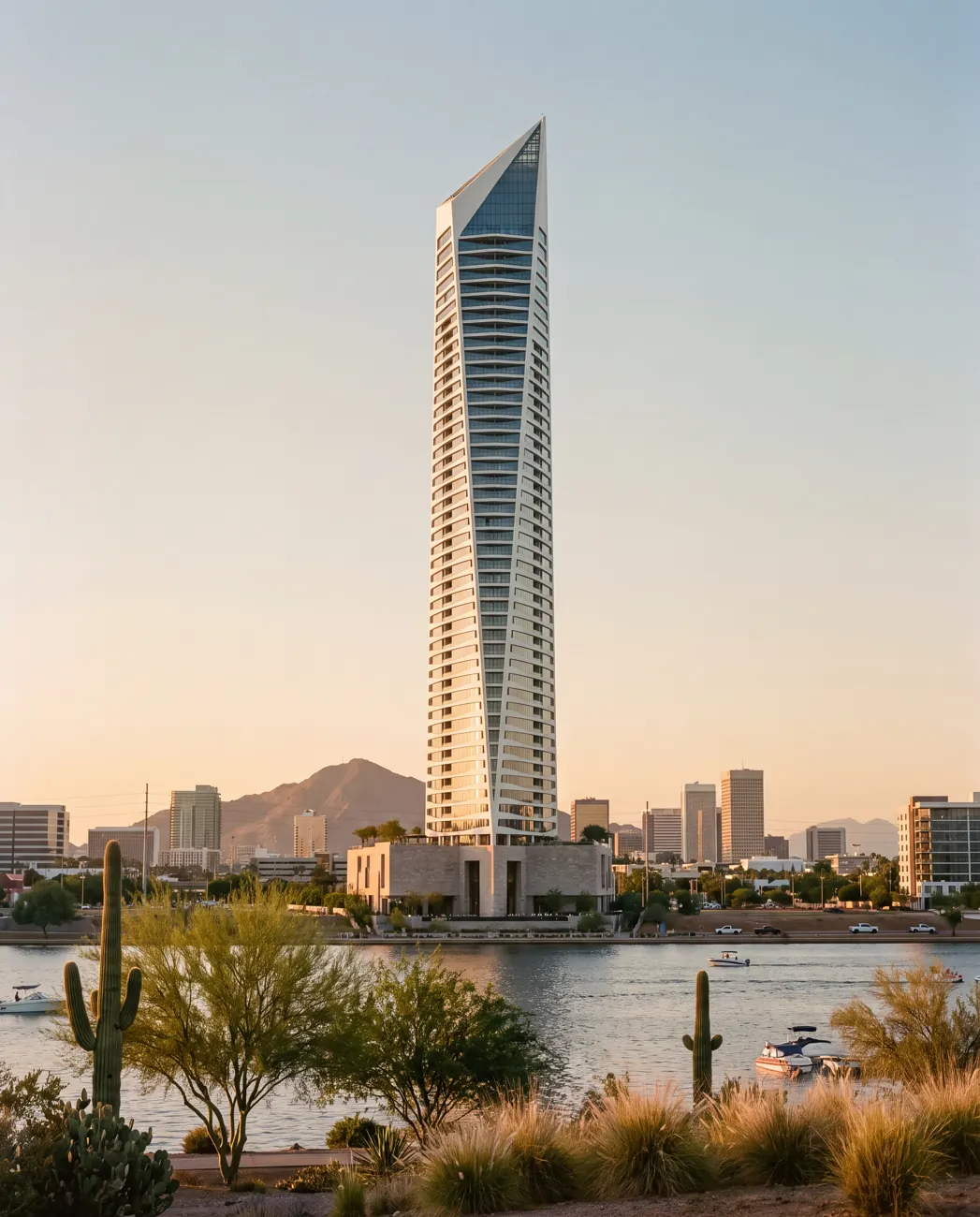 Quill One — waterfront condominium in Phoenix, Arizona, USA.