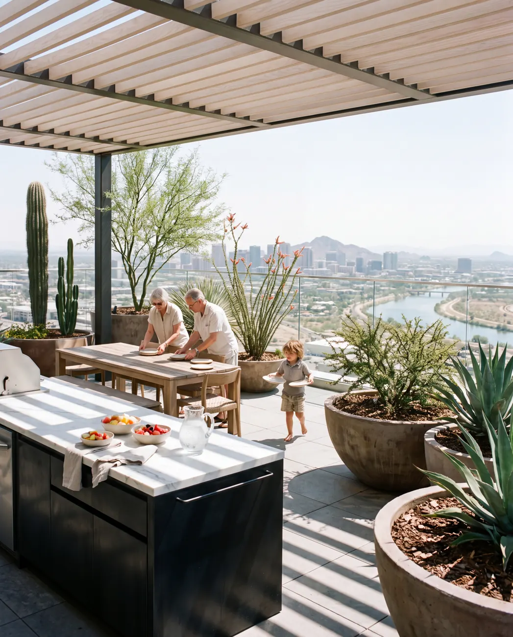 Quill One — Private terrace