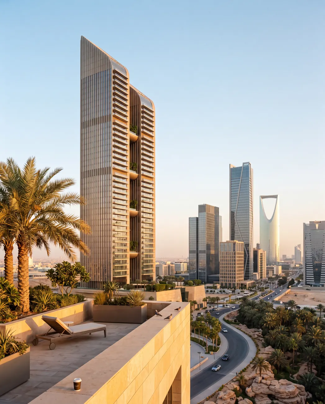 Meridian Place — From a neighbouring rooftop