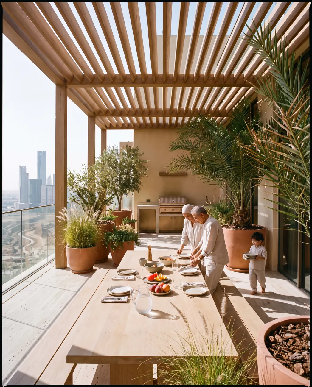 Meridian Place — Private terrace