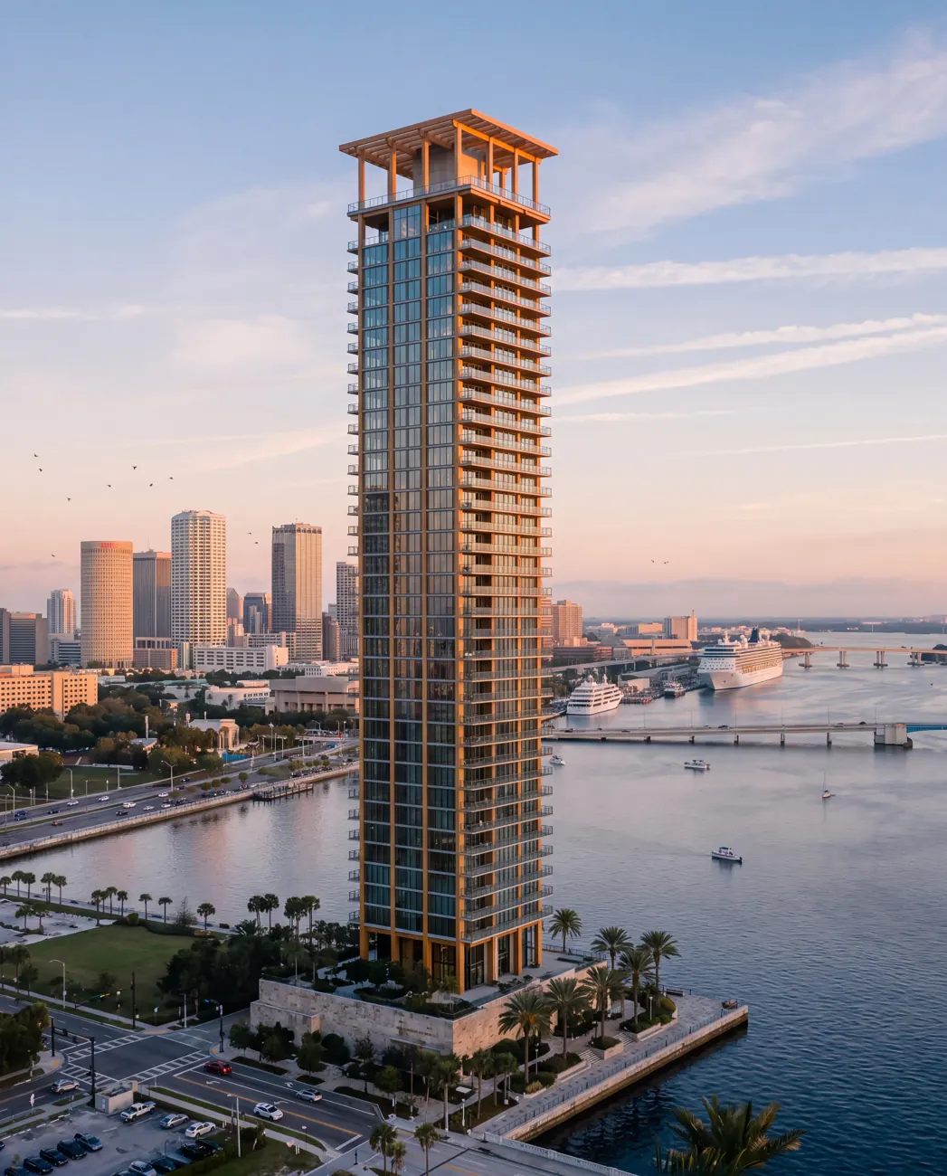 Lumen Heights — residential tower in Tampa, Florida, USA.