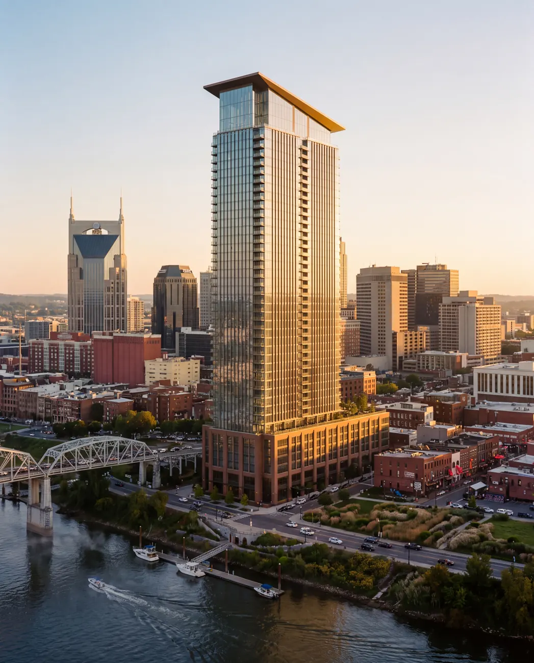Palisade Point — waterfront condominium in Nashville, Tennessee, USA.