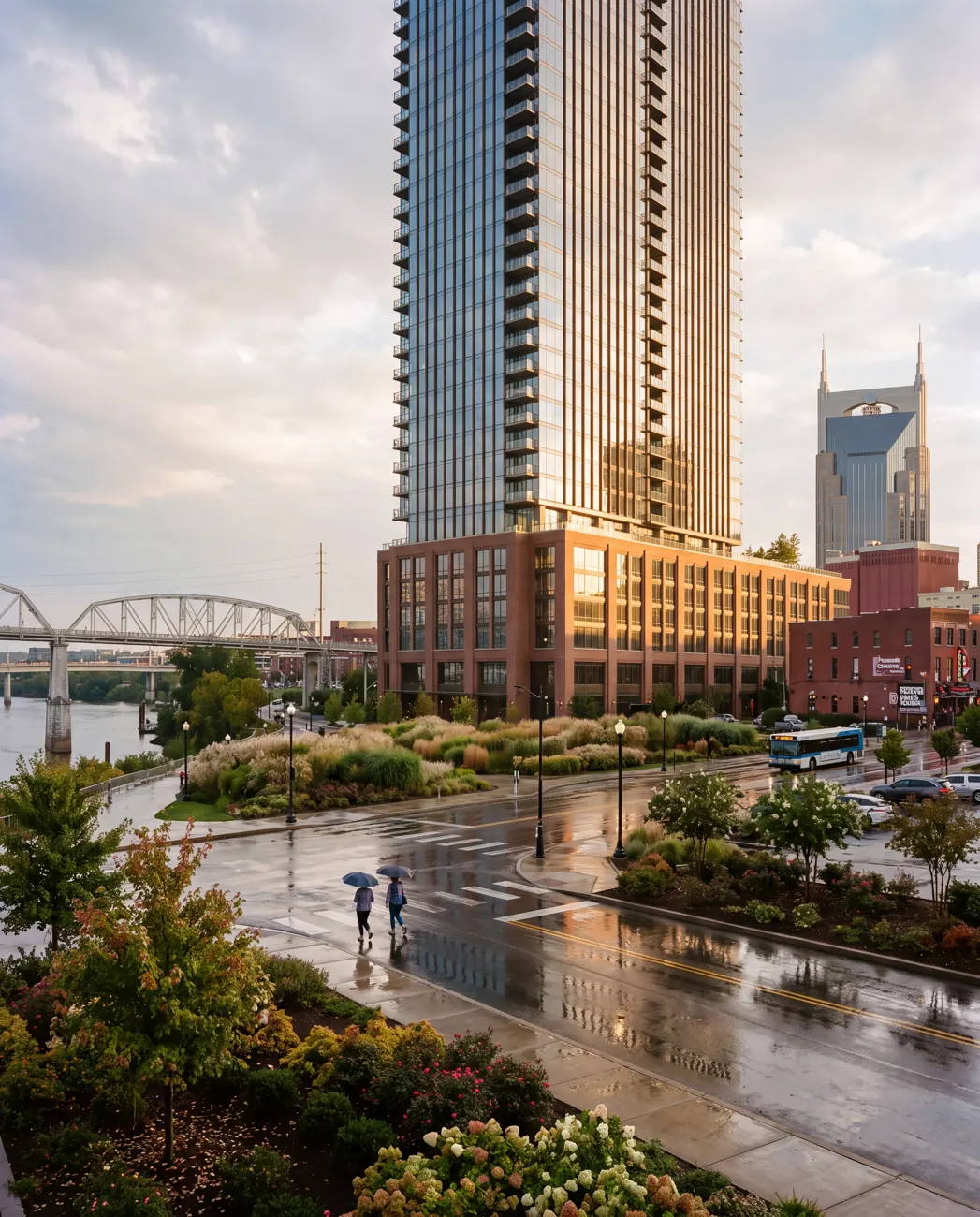 Palisade Point — waterfront condominium in Nashville, Tennessee, USA.