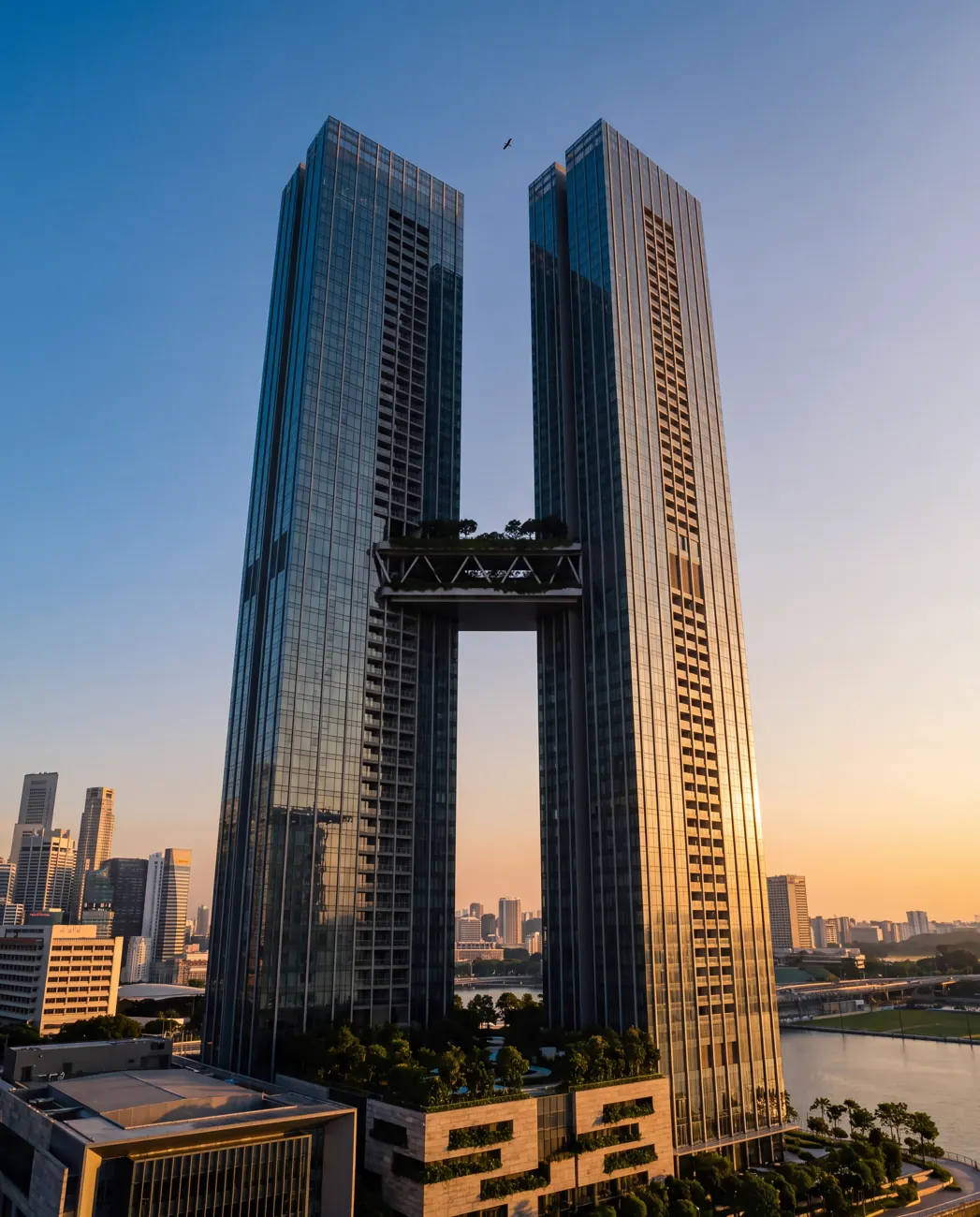 Tidewater Residences — Looking up from the podium