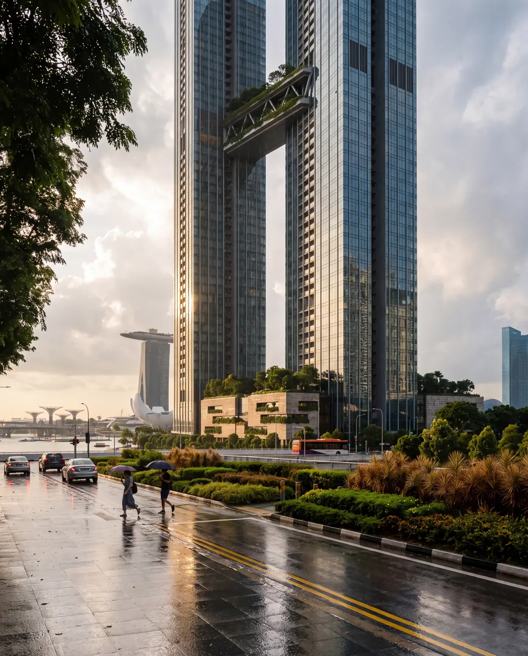 Tidewater Residences — twin-tower masterplan in Singapore.