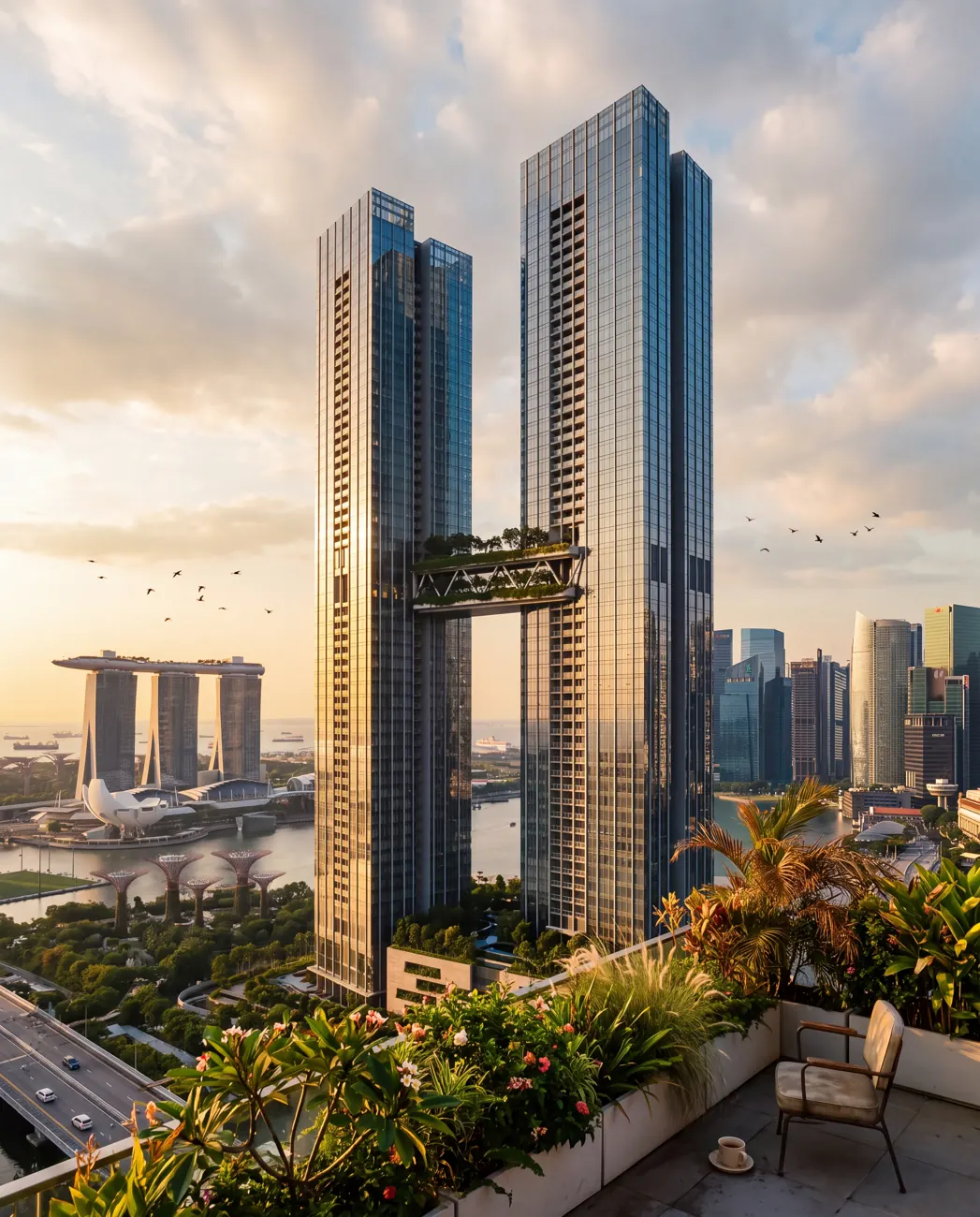 Tidewater Residences — From a neighbouring rooftop