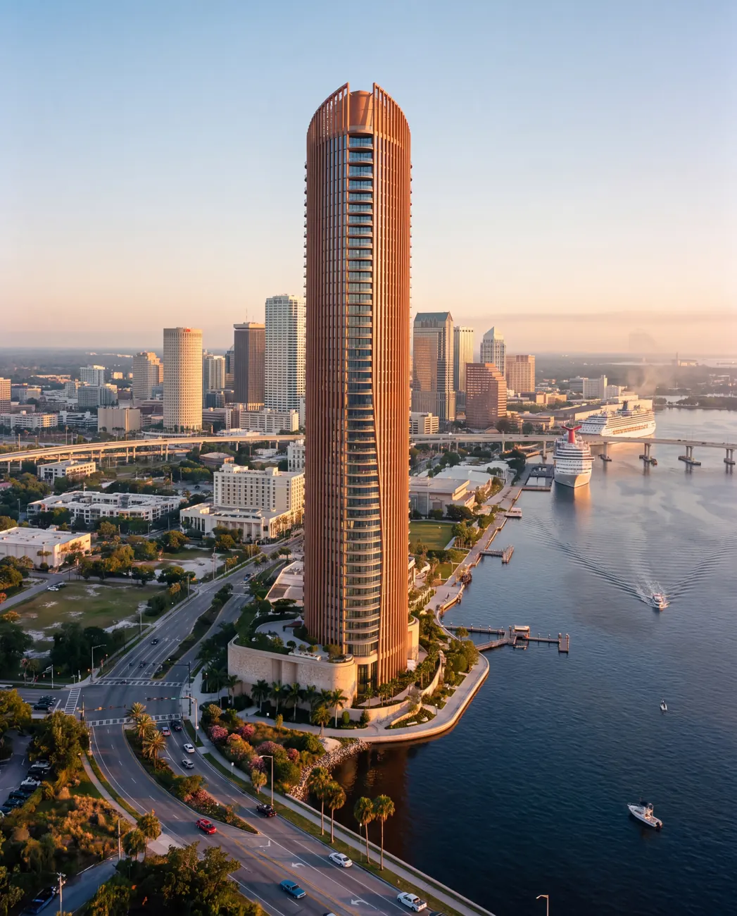 Halcyon House — residential tower in Tampa, Florida, USA.