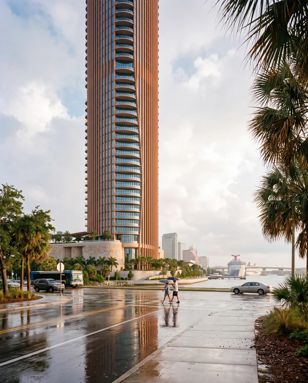 Halcyon House — residential tower in Tampa, Florida, USA.