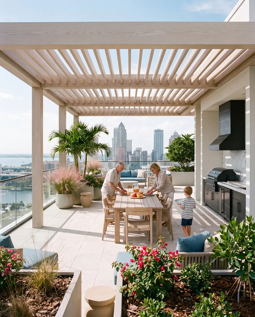 Halcyon House — Private terrace