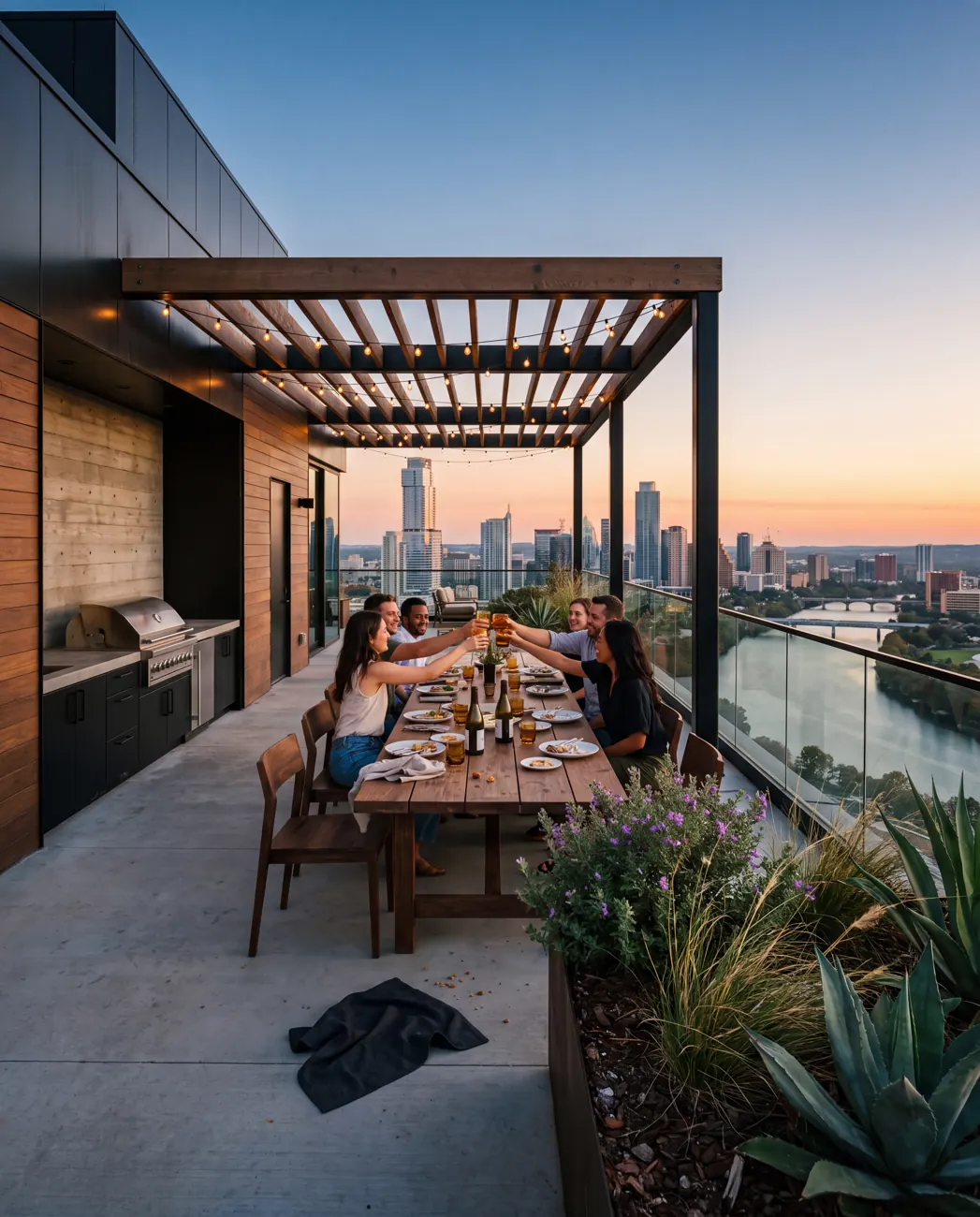 Cinder Place — Rooftop dinner