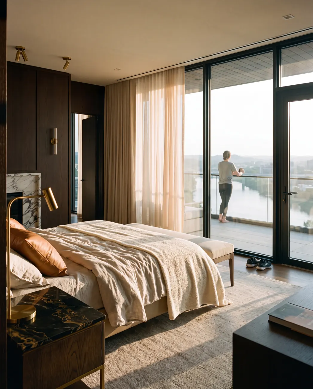 Ondine Heights — Bedroom at dawn