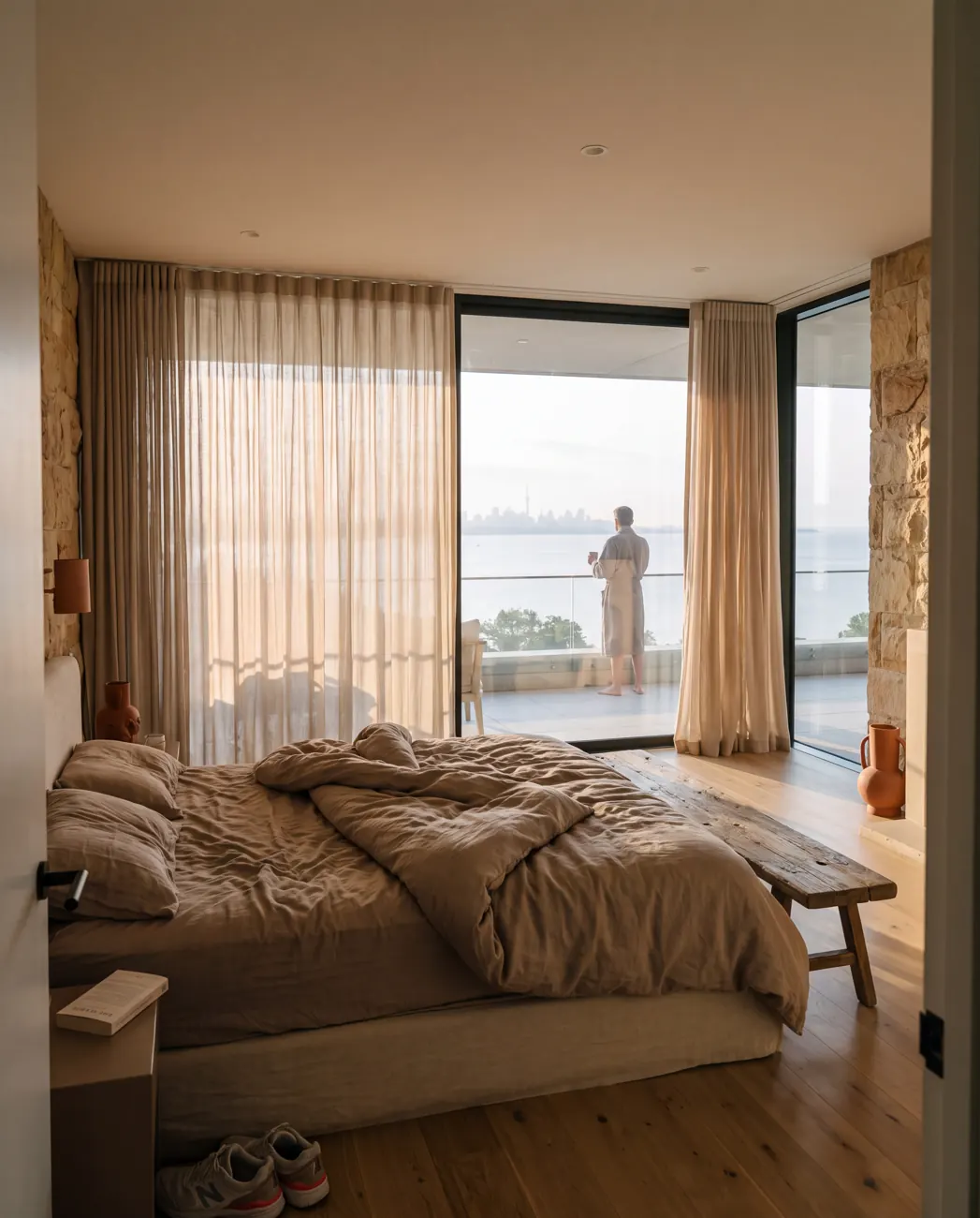 Auburn Terraces — Bedroom at dawn