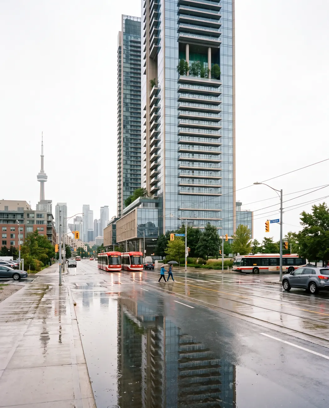 Auburn Terraces — twin-tower masterplan in Toronto, Ontario, Canada.