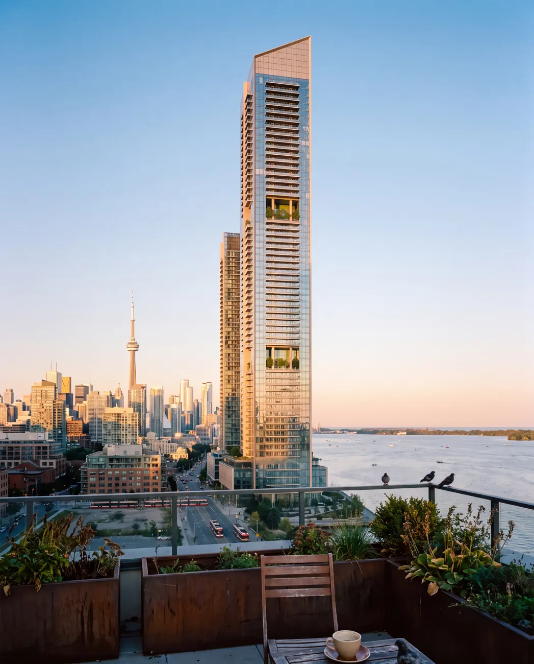 Auburn Terraces — From a neighbouring rooftop