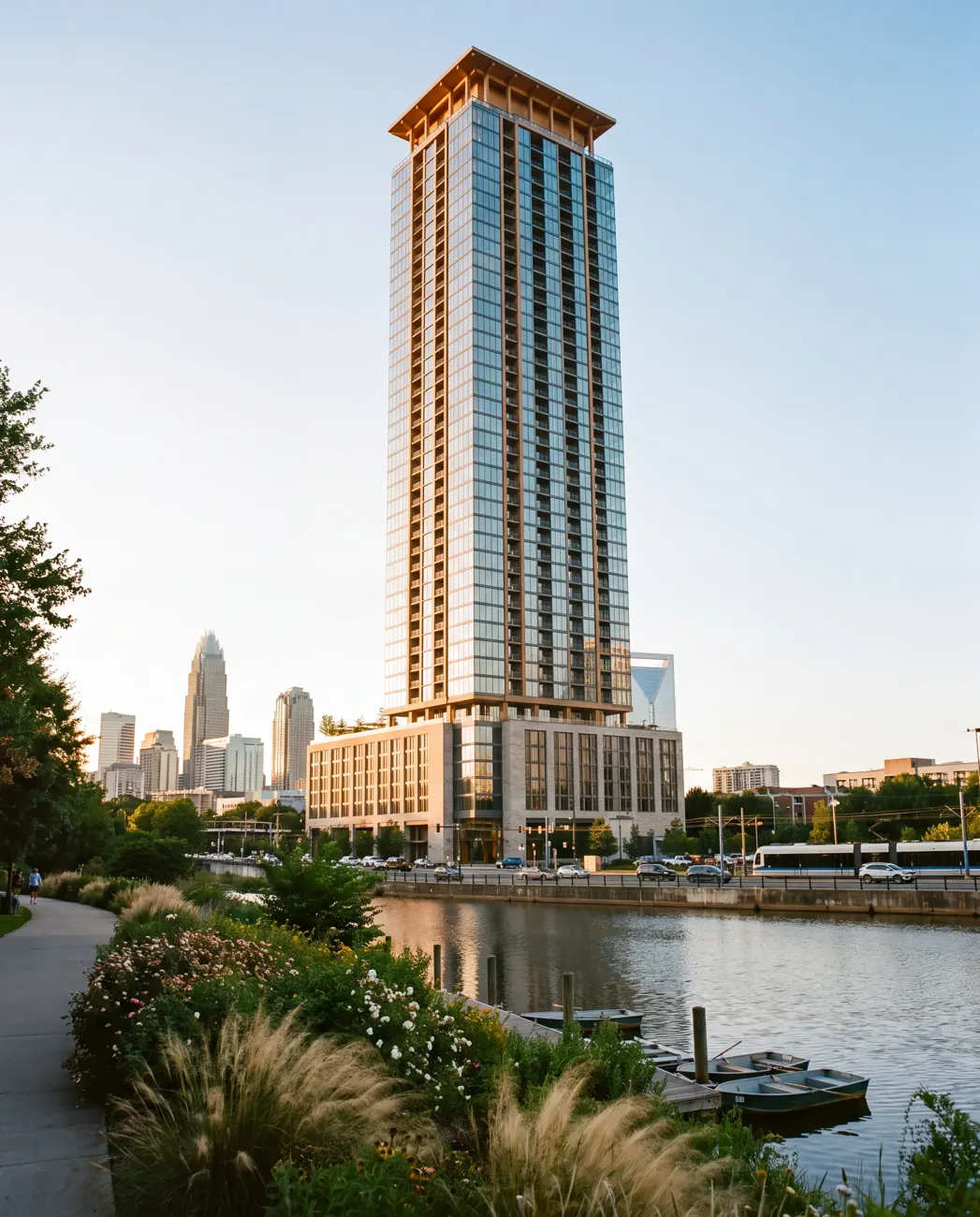 Northlight Tower — residential tower in Charlotte, North Carolina, USA.