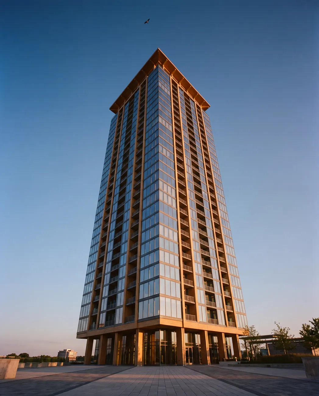 Northlight Tower — Looking up from the podium