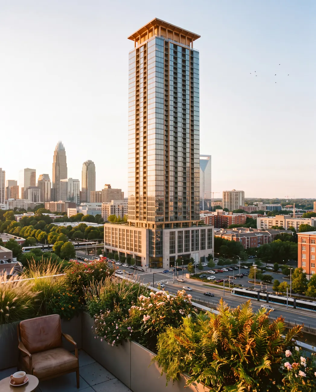 Northlight Tower — From a neighbouring rooftop