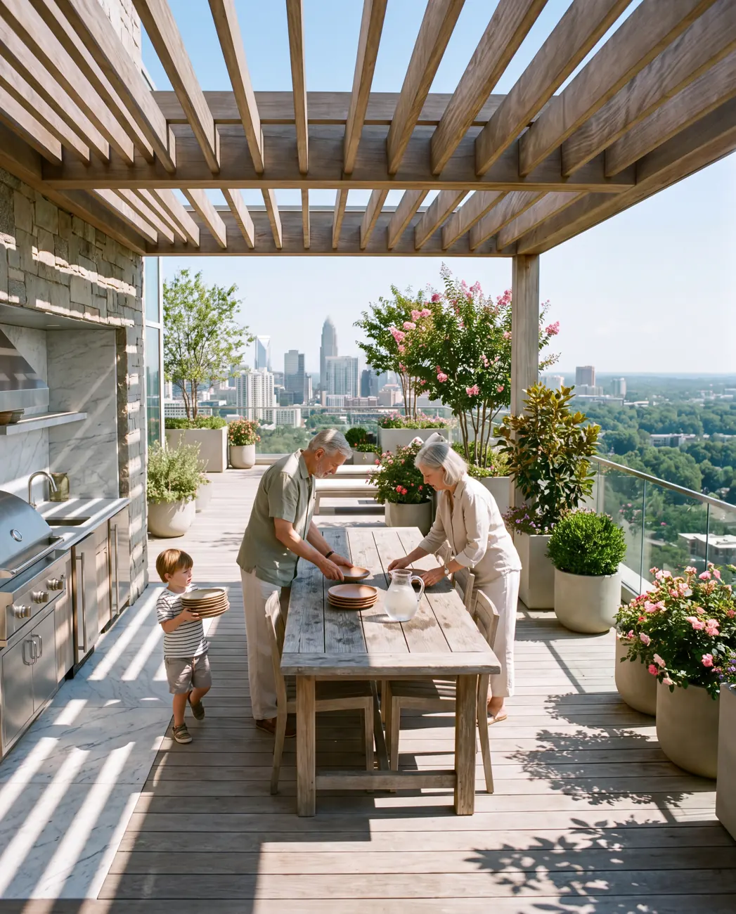 Northlight Tower — Private terrace