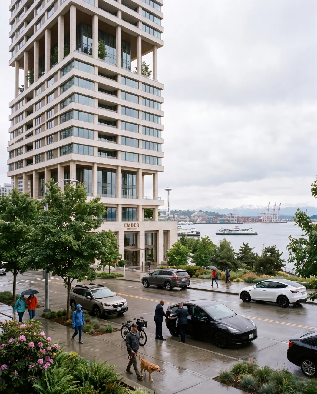 Ember Residences — Street arrival